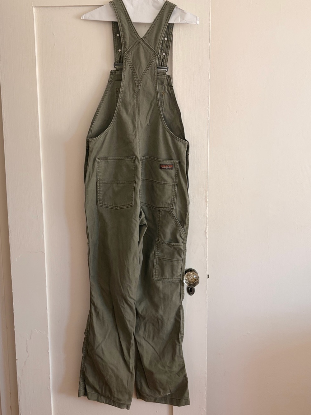 Patagonia Olive Utility overalls